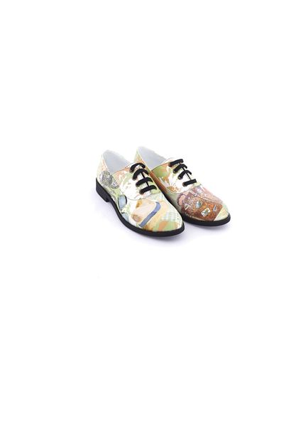 Streetfly Pantofi oxford imprimați