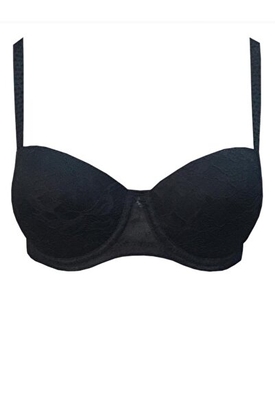 Orkide حمالة صدر نسائية مبطنة بالدانتيل الأسود 5800