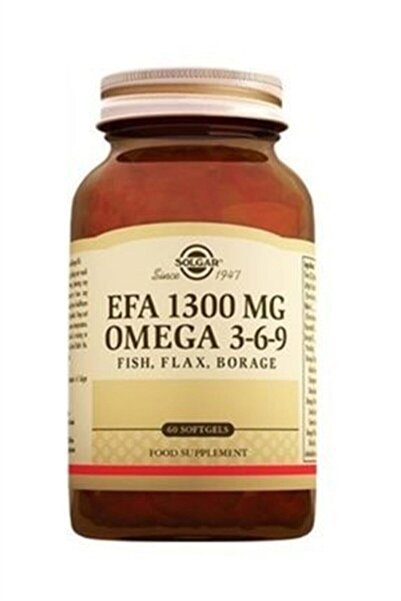Solgar أوميغا 3-6-9 Efa 1300 ملغ 60 كبسولة
