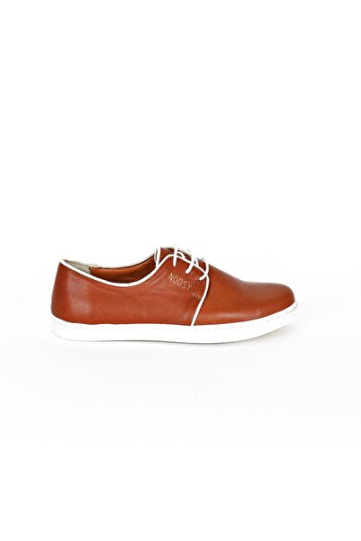 NOOSY Genuine Leather Brown Women's Sneakers