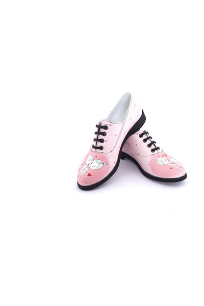 Streetfly Pantofi oxford imprimați pentru damă