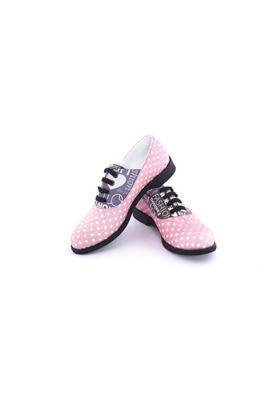 Streetfly Pantofi oxford imprimați