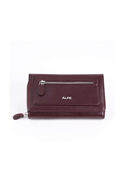 ALPE Deri Kadın Cüzdanı - Bordo