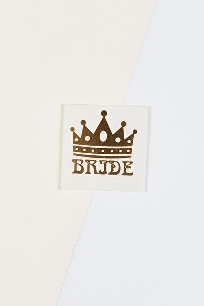 Oleg Cassini Kadın Altın Rengi Bride Dövme BRIDETATTOO-2