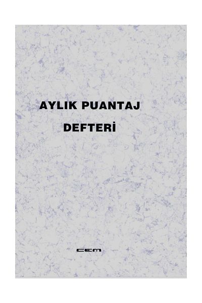 Cem Caiet lunar de punctaj 20*14 cm