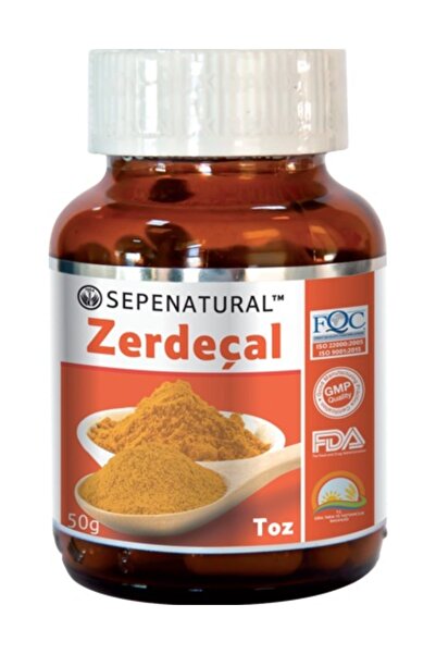 Sepe Natural Turmeric Zerdeçal Öğütülmüş Toz 50 gr SEPE