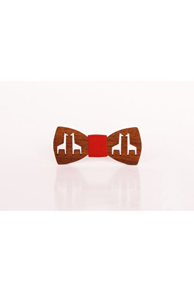 Tezgah İstanbul Giraffe Wooden Children's Bow Tie