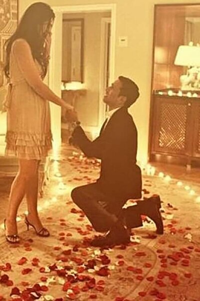 Parti dolabı 500 Adet Kırmızı Gül yaprakları Evlilik Teklifi Gül Yaprağı