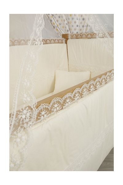 BebeK on For Cream French Lace Sleeping Set