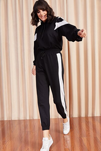 Olalook Sweatsuit - Black - Fitted