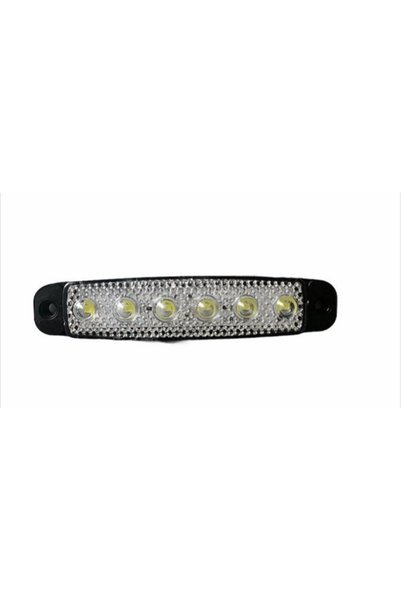 NETOTOMARKET Beyaz 6 Ledli Parmak Lamba 12-24 v