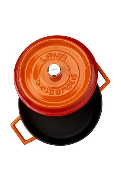 Lava 24 cm Trendy Orange Iron Cast Iron Jar Pot