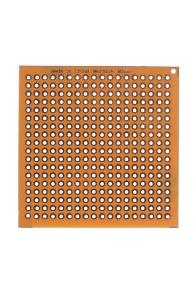 EMRE ELEKTRONİK Perforated Copper Plaque 5x5cm 2 Pieces