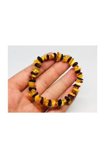 Kehribar Yetişkin Bileklik Günlük Kullanım Spor Şık