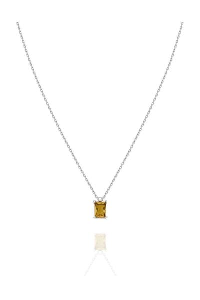 Aykat Zultanit Taşlı Gümüş Kadın Kolyesi Taşı Renk Değiştiren Kolye Uc-275