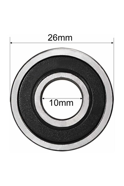 Dünya Magnet 10 Adet 6000 2rs Rulman, Plastik Kapaklı Çok Amaçlı Bilye Rulman...