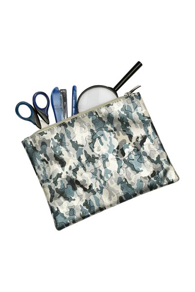 Bakras Green Camouflage Makeup Bag