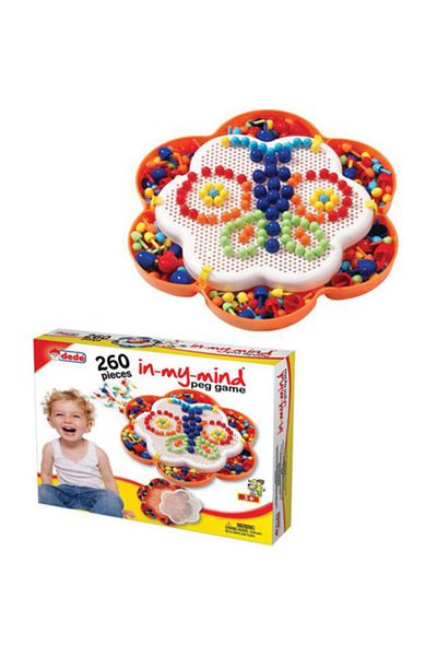 DEDE Flower Nail Game 260 Pieces