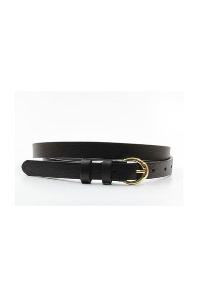 Livize Belt Single Curved Buckle Yellow 2cm.