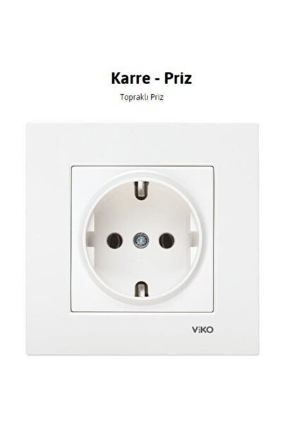 VİKO Karre Grounded Socket