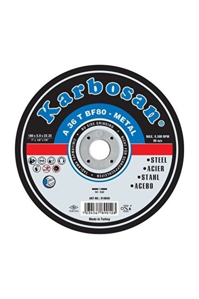 180*3*22,23 Nk Metal Kesme Taşı Diski