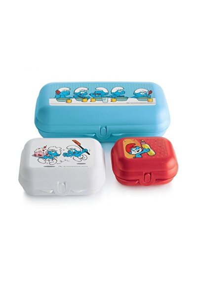 Tupperware Beslenme Kabı Istiridye 3'lü Set Şirinler