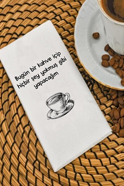 Ake Kağıt Konuşan Sunum Peçetesi Kahve 100 Adet