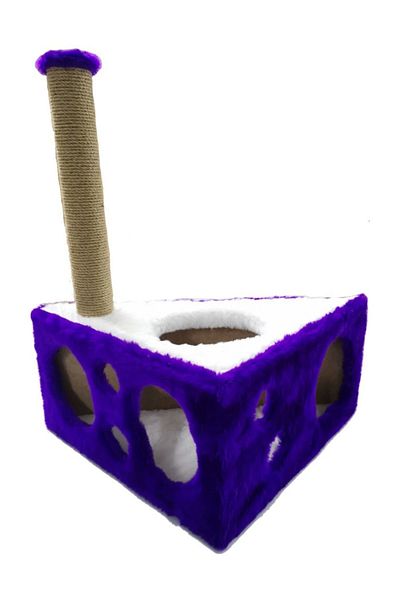 Cathause Cat Scratching Platform Cheese Purple 67cm