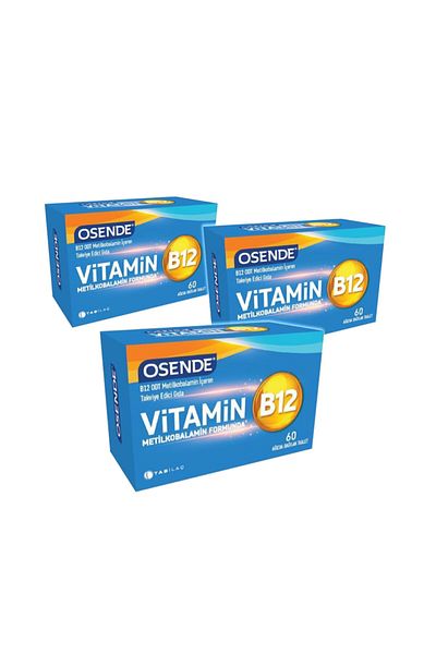 Osende Vitamin B12 - 60 Tablets X3 Pieces