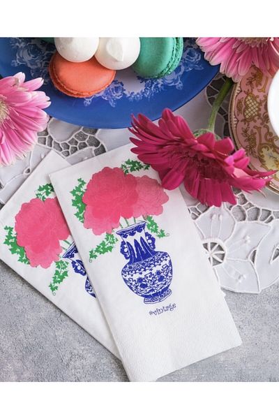 SimeStore Talking Napkin (blue Blanc)
