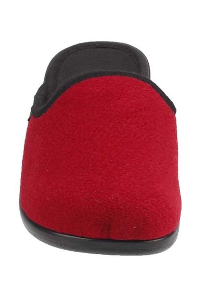 Ceyo Ramona -3 Red Daily Suede Comfortable Winter Women's Indoor Slippers