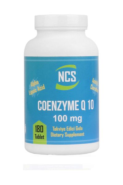 NCS Coenzyme Q-10 L-carnitine Alpha Lipoic Acid 180 Tablet 2 Boxes 360 Tablets