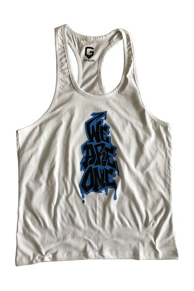TOP GLORY Fitness Gym Tank Top Athlete Athlete 5057 Λευκό