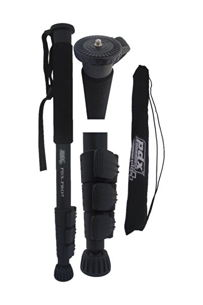 SARA Pdx Pro 7 Video Kamera Monopod Profesyonel 170cm Monopod 4kg