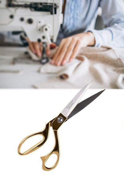 Markafox Fabric Denim Leather Cutting Professional Tailor Scissors Steel Large Size