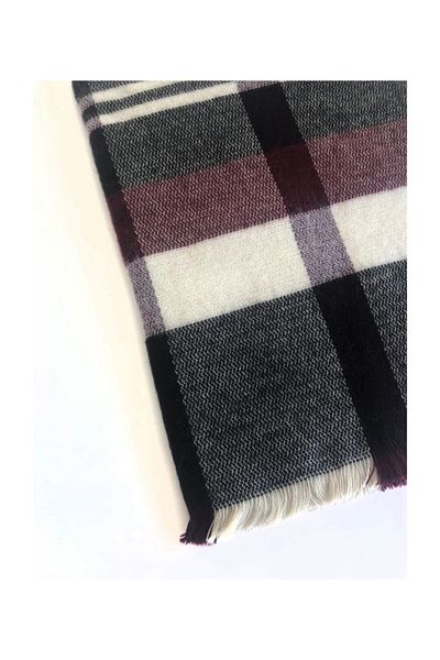 Makro Optik Burgundy Smoked Thick Scarf