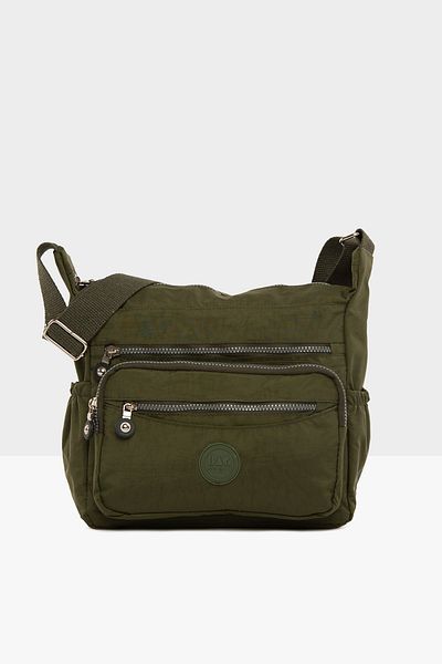 Bagmori Khaki Women's Multi-Pocket Large Parachute Bag M000004068