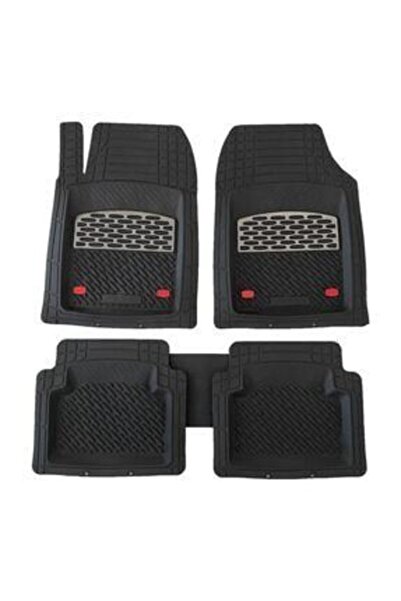 SAFİR Ford Focus 2 2008 2011 Paspas Derin Havuzlu Krom Karbon Krom Karbon