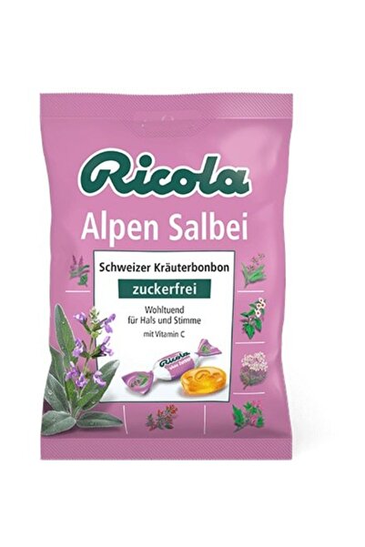 Nestle Ricola Alpen Salbei - Adaçayı Özlü Bitkisel Şeker 75gr
