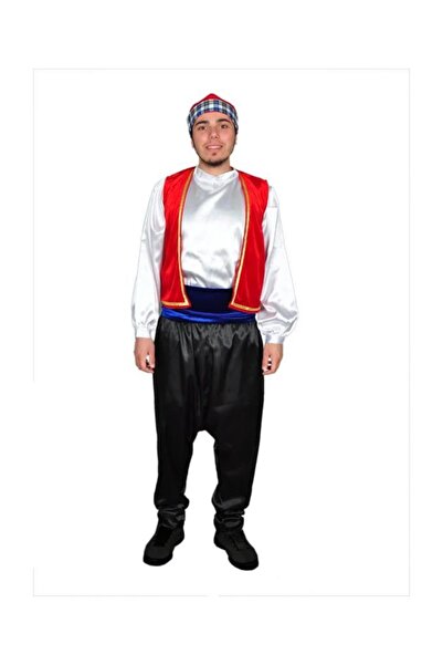Annee Bakk Erkek Keloğlan Kostümü Yetişkin