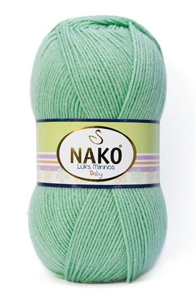 NAKO Luxury Minnoş 11908 Mint Green |   Soft Baby Rope
