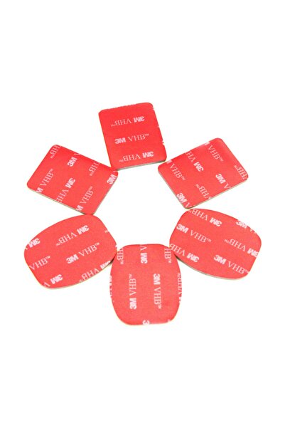 GoPro Uyumlu 3 Düz 3 Eğimli 3m Yapışkan Bant - Aksiyonbutik