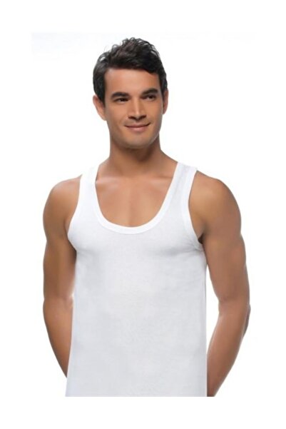 Sedef Yıldızı Pack of 12 Sedef Classic Men's Undershirt
