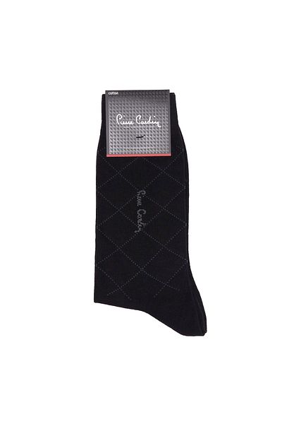 Pierre Cardin Мъжки черни чорапи - COTTON755M
