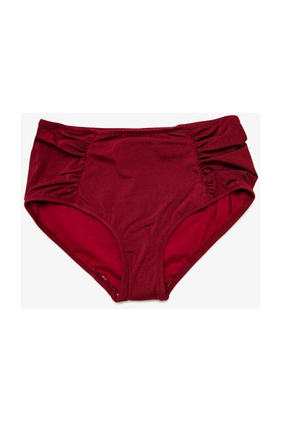 Koton Bikini-Hose - Bordeaux - Unifarben