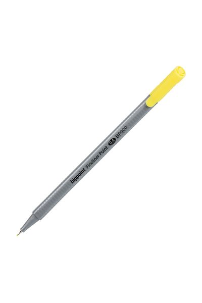 Bigpoint علبة Fineliner صفراء مكونة من 10 قطع