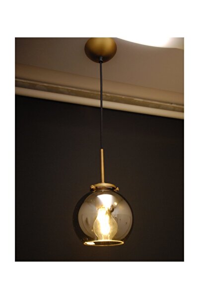 STUDIO BESTAR LIGHTING Siyah Opal Cam Pirinç Aksesuar Sarkıt Avize