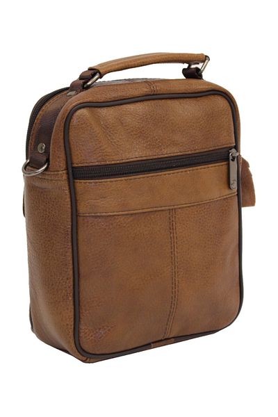 ÇÇS Ανδρική τσάντα Portfolio & Clutch Camel 31001
