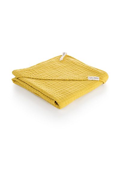 Caline Baby 4 Layer Muslin Swaddle 75x75cm - Mustard