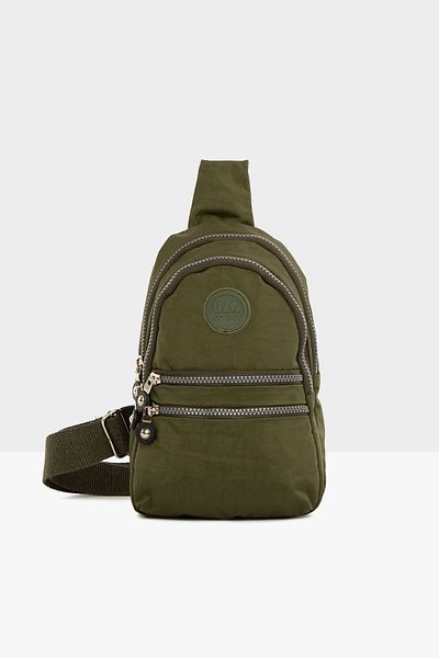 Bagmori Khaki Women's Crossbody Parachute Bag M000004137